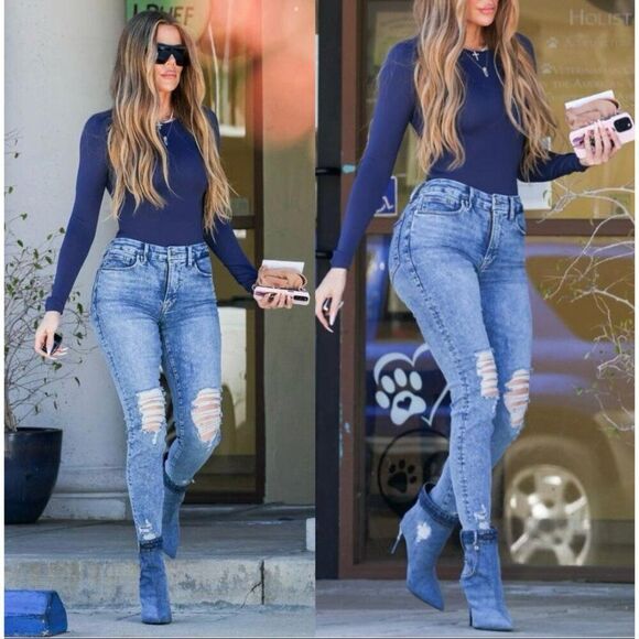 NWT DOLCE & GABBANA Dark Denim Patchwork DGLogo Rhinestone Ankle Boots S… - Picture 2 of 12